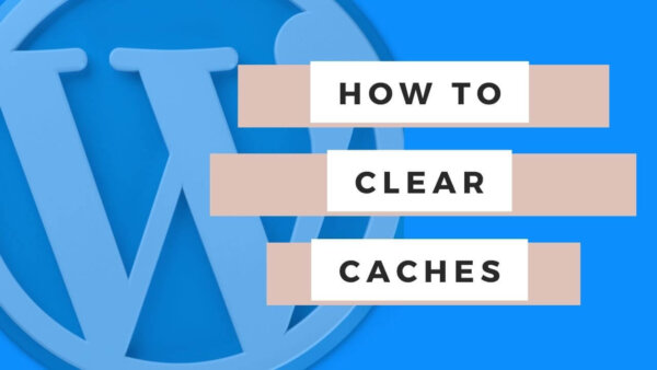 How to clear the various cache(s) WordPress