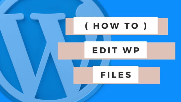 How to edit your WordPress files