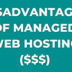 What are the disadvantages of managed web hosting?