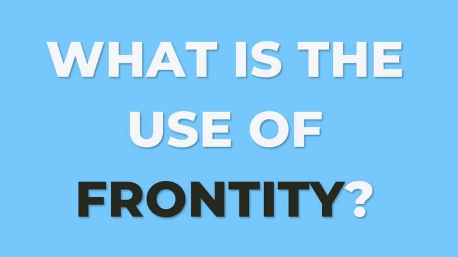 What is the use of Frontity?